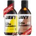 Javy Coffee Concentrate Bundle, Original + Mocha, Hot & Cold Brew Instant Coffee, Iced Coffee Drink, Med. Roast Arabica, Unsweetened & Sugar-Free, 60X Caffeinated Shots - 2 Pack, 12oz Original & Mocha 6 Ounce (Pack of 2)