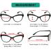 Eyekepper 4-Pack Cat Eye Reading Glasses for Women - Stylish Rhinestone Readers +2.50 | International Shipping Available - Buy Online on GoSupps.com