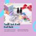 Beetles Nail Foil Glue Gel Set - 2 Bottles 15ML with 20PCS Flower Butterfly Stickers - Nail Transfer Glues for Manicure Art - LED Lamp Required - Soak Off Clear - Buy Online on GoSupps.com