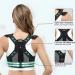 Unisex Adjustable Back Brace for Posture Improve Hunchback Pain Relief for Back Shoulders Neck Steel Plate S - Buy Online on GoSupps.com