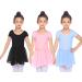 Arshiner Girls Ballet Skirts Dance 3 Pack Chiffon Wrap - Black/Pink/Blue - Size 8-9 Years - Buy Online on GoSupps.com