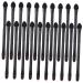 Healeved 40 Pcs Double Eye Shadow Makeup Eyeliner Makeup Tool Women Face Blending Sponge Blush Black Plastic