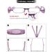 Vevesmundo Foldable Reading Glasses - Compact Anti-Blue Light Glasses for Men & Women - Purple 2.0X - Portable & Stylish - Buy Online on GoSupps.com