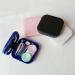 Lentil & Contact Lens Storage Container | Mini Box for Travel - Pink & White | Eye-Trip Kit Holder - Buy Online on GoSupps.com