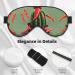 SSIMOO Cactus Hat & Chili Pepper Eye Mask - Soft Double-Sided Light Blocking for Better Sleep | International Shipping - Buy Online on GoSupps.com
