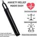 Mikako Stress Relief Mindful Breathing Necklace | Anxiety Relief Tool for Men and Women | Calming Breathwork for Meditation and Relaxation - Buy Online on GoSupps.com