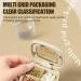 tongfeng Personal Pill Organizer Portable Daily Pill Dispenser - Daily Lightweight Personal Medicine Container with Good Sealing Portable Weekly Pill Dispenser for Travel Home Work School 4 Grid Cream White - Buy Online on GoSupps.com