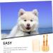 Amosfun 1 Set Pet Toothbrush Cleaning Supplies Puppy Dog Toothbrush and Toothpaste Large Dog Small Dog - Buy Online on GoSupps.com