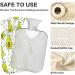 Naanle Cute Happy Avocado Heat Bottle - 1L Transparent Hot Water Bottle for Bed & Pain Relief | Hand & Feet Warmer | Heat & Cold Therapy - Buy Online on GoSupps.com