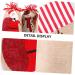 KOMBIUDA Party Snack Pouch 3 Pcs Christmas Storage Bag Candy Bags Holiday Treats Pouch Christmas Drawstring Bag Christmas Bag 30X18CM Assorted Color - Buy Online on GoSupps.com