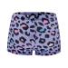 Rosdeer Little Girls' Shiny Dance Tumbling Sports Gymnastics Shorts for Girls 2-14 Years 7-8 Purple
