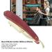 Professional Hairdressing Holder for Men | Stainless Steel Beard Blade Stand & Beech Handle Hairdressing Tools - Buy Online on GoSupps.com