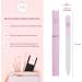 Belle Crystal Glass Nail File - Professional Salon Filing Tool for Natural Nails - Pastel Lilac 2mm - Buy Online on GoSupps.com