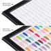 216 Colors Gel Polish Nail Colour Display Book with 240 False Nails Tips - Salon Sample Showing Tools - Black - Buy Online on GoSupps.com