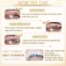 FOINEMYED Fox Eye Lash Clusters - 174 Pcs Cat Eye & Wipsy Individual Lash Extensions for DIY Beauty - Buy Online on GoSupps.com