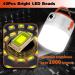 Ceena 1000lm Solar & USB Rechargeable LED Camping Lantern | 6 Light Modes | IP54 Waterproof Flashlight for Camping, Hiking, Fishing | 6000mAh Solar Tent Light - Buy Online on GoSupps.com