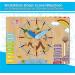 Woodywood Calendar Watch for Children - Bilingual Montessori Learning Clock in Wood - 30x30 cm - Teach Time Date & More Ideal Gift for Kids - Buy Online on GoSupps.com