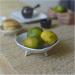 Fruit Bowl Salad Bowl Round Ceramic High-Footed Fruit Plate Snack Dessert Plate Seasoning Plate Tea Plate Dinner Plate Kitchen Storage Plate Fruit Bowl for Kitchen Counter (Color : Black) (White) - Buy Online on GoSupps.com