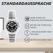 RUNCAR Talking Watch for Blind Seniors - Loud Voice German Speaking Ideal Gift for Women & Parents - Buy Online on GoSupps.com