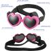 APOSU Small Dog Sunglasses - UV Protection Anti-Fog Goggles for Puppy - Pink - Buy Online on GoSupps.com