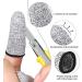 ZEPOHCK 10 Pcs Cut Resistant Protection Finger Cots Finger Sleeve Finger Cover Life Extender for Kitchen Work Sculpture Anti-Slip Reusable - Buy Online on GoSupps.com