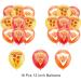 Pizza Party Decorations Includes Happy Birthday Banner Hanging Swirls Cake Topper Cupcake Toppers Balloons for Pizza Birthday Party Supplies - Buy Online on GoSupps.com
