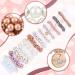 Beaded Bracelet Hair Ties - Set of 12 | Pearl & Crystal Elastic Scrunchies for Women & Girls - Buy Online on GoSupps.com