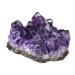 Natural Amethyst Crystal Clusters Stone Crystal Cluster Uruguay Raw Geode Quartz Reiki Gemstone Specimen Figurine for Home Decor approx200-250g (Size : Approx200-250g)