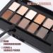  EONFAVE Smoky Nude Eyeshadow Palette 12 matte and shimmering brown eyeshadows waterproof and smudge-proof. - Buy Online on GoSupps.com