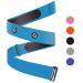 ONLYESH BRISDGURT adjustable elastic replacement belt with heart rate meter pulse knife for polar garmin wahoo sport running blue