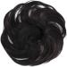 CAISHA by PRETTYSHOP Updo Scrunchie Slightly Wavy Dark Brown Mix - Synthetic Fiber Hairpiece (#1H32a G33B) - Buy Online on GoSupps.com