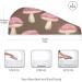 Super Absorbent Pink Mushrooms Hair Towel 2 Pack - Quick Dry Turbans for Women & Girls - Buy Online on GoSupps.com