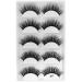 3D Mink Lashes - Dramatic Cat-Eyes Look, Natural Fluffy Volume, Long Wispy - 100% Real Siberian Mink Fur - Cruelty-Free - Reusable & Handmade - 5 Pairs (A11) - Buy Online on GoSupps.com