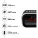 SHARP Dual Alarm Clock Sound Machine with 6 Relaxing Sounds - White Noise, Campfire, Rain, Ocean, Brook, Thunderstorm | Easy-to-Use, Red LED Display - Buy Online on GoSupps.com
