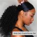 Hair Extensions Ponytail Kinky Curly Ponytail Extension Natural Color Wrap Around Human Hair Pony Tail with Magic Paste Brazilian Remy Hair Curly Ponytail Hairpieces Natural Synthetic Hairpiece for 12inches - Buy Online on GoSupps.com