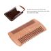Double Sided Wooden Grooming Comb - Fine & Coarse Tooth Comb for Bathroom | International Shipping - Buy Online on GoSupps.com