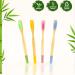 Eco-Friendly Plastic-Free Bamboo Toothbrushes 4-Pack | Sustainable Oral Care - Buy Online on GoSupps.com