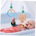 Generic 4pcs Stroller Yarn Bead Pendant Stroller Newborn Woody Wooden Play Gym Infant Stroller Safety Nursery Bed Hanging Rattle Wood Crib Wood Beech - Buy Online on GoSupps.com