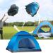 LHLHO 2 Person Instant Pop Up Lightweight Camping Tent, Outdoor Easy Set Up Automatic Family Travel Tent,Portable Backpacking Ultralight Waterproof Windproof Anti-UV Sun Shelter Tent BLUE
