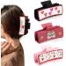 XIAHIOPT Heart Large Hair Claw Clips Hair Jaw Clip Valentine's Day Hair Catch Barrettes Ponytail Holder Hair Props A35 - Buy Online on GoSupps.com