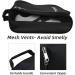 Scott Edward Portable Golf Shoe Bag - Waterproof Breathable Carrier for Men and Women - Black - Buy Online on GoSupps.com