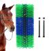 Generic scratch brush for farm animals massage brushes cattle brush cow brush coating brush cattle brush horse brush cleaning massage brush green