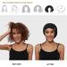 Silk Satin Sleep Cap - Adjustable Bonnet Hat for Curly Hair - Black - Buy Online on GoSupps.com