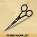 5 Professional Beard And Mustache Scissors with 1 Beard Comb 1 Mustache Comb and Travel Pouch - Prefect Beard Trimming Scissors for All Facial Hair Scissors - Grooming Scissors - Buy Online on GoSupps.com
