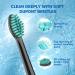 YAGHVEO Sonic Electric Toothbrush for Adults - Deep Clean, 5 Modes, 4 Hours Fast Charge - 50 Days Use (5 Heads, Black) S5505 - Buy Online on GoSupps.com