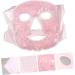 SHERCHPRY Warm Face Mask for Women Full Face Gel Mask for Relaxation Wrinkle Reduction Pink Color - Buy Online on GoSupps.com