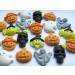 21x Halloween Cake Toppers Edible Cupcake Decorations Sugar Pumpkin Ghost Witch Skull Spider - Buy Online on GoSupps.com