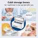 ZZBB Portable Reefer Car Small Refrigerator Mini Cold Box Portable Medicine Reefer Portable Insulin Cooler Refrigerated Box Insulin Cooler Protective Cover - Buy Online on GoSupps.com