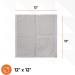Superio Cotton Terry Washcloths Grey Towels 100% Cotton (6 Pack) - Soft & Absorbent Cleaning Cloths for Body and Face - Multi-Purpose Rags and Spa Towels - Buy Online on GoSupps.com