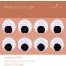 BEADNOVA 50mm Black Wiggle Googly Eyes with Adhesive Sticker - 12pcs | DIY Craft Scrapbooking - Buy Online on GoSupps.com